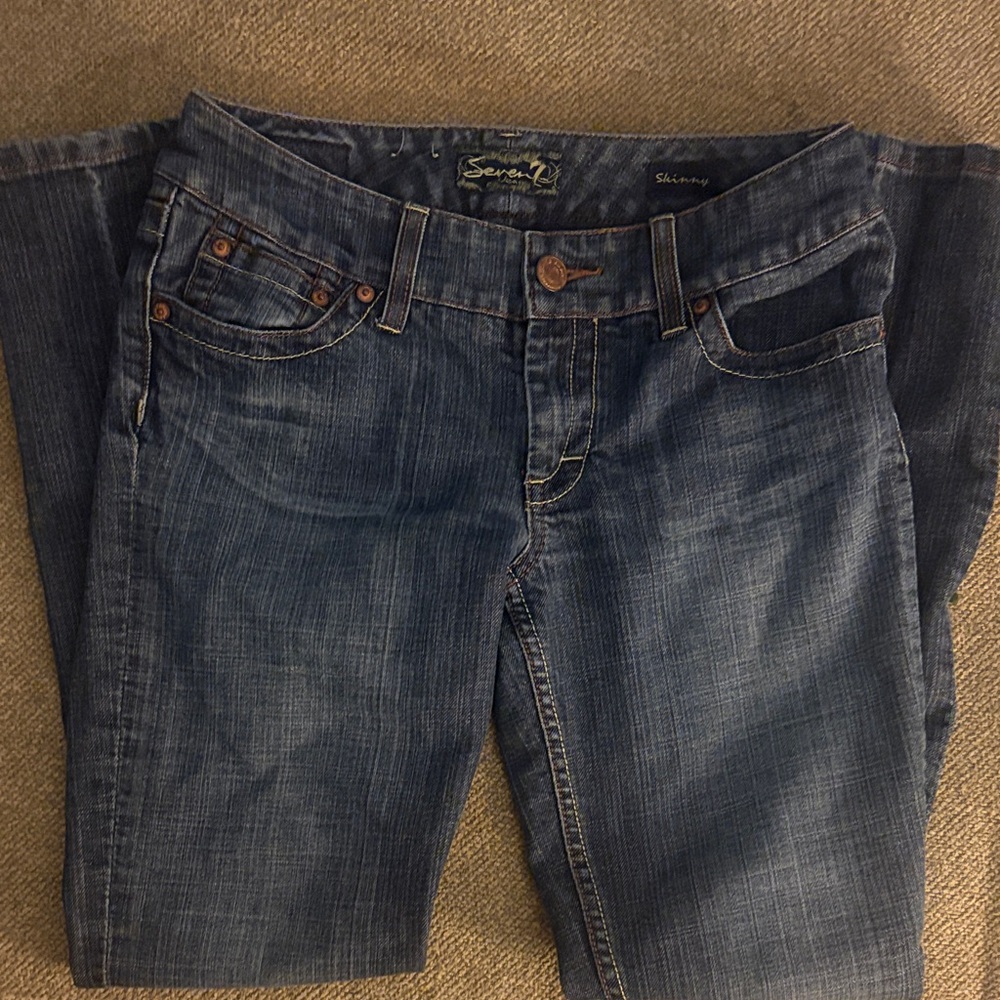 Women's Dark Blue Skinny SFAM Jeans